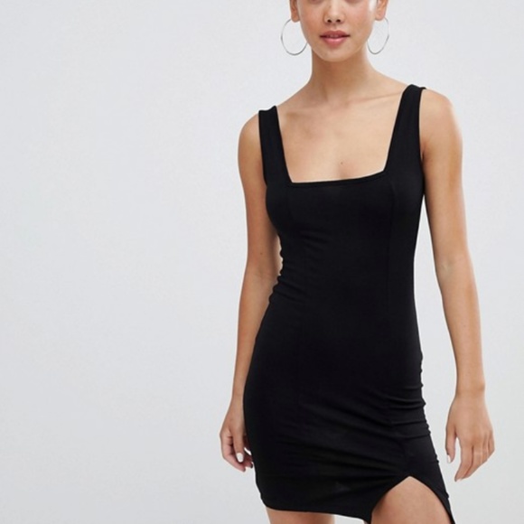 ASOS Petite Dresses & Skirts - NWOT ASOS Petite Square Neck Mini Bodycon Dress 0